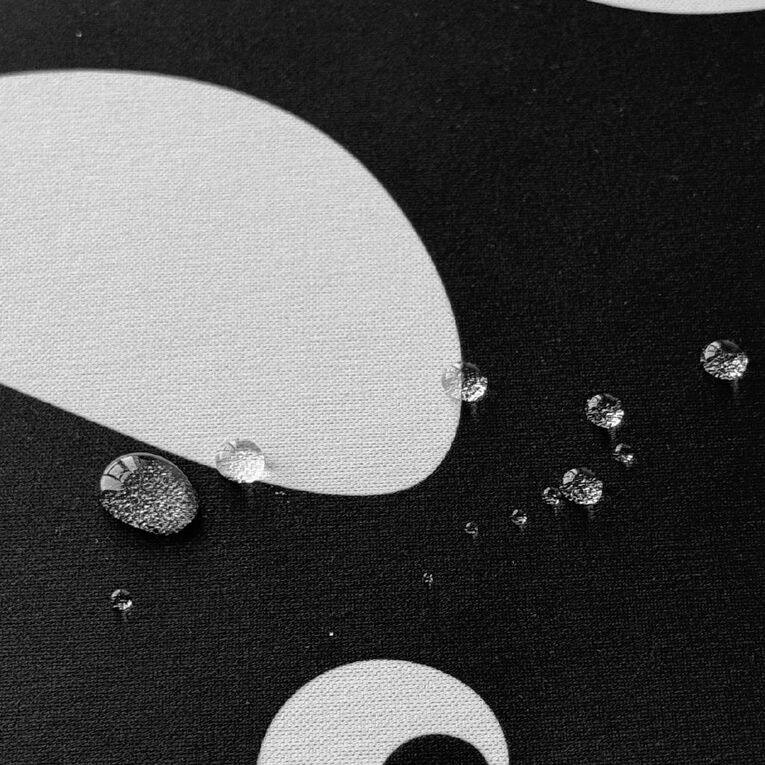 Playmax Paw Print Mouse Mat Black, , hi-res