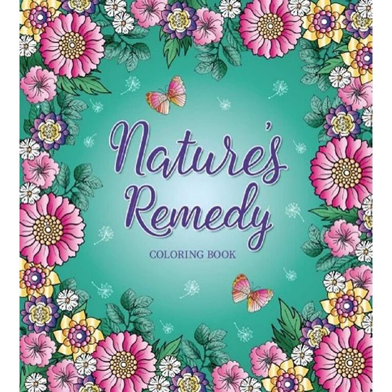 Creative Pages: Nature's Remedy Coloring Book, , hi-res