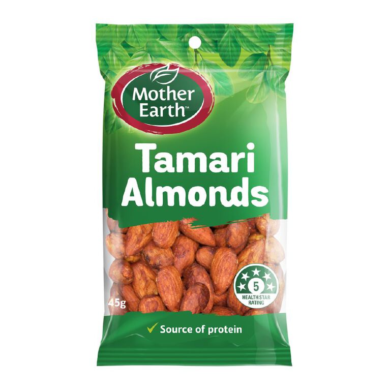 Mother Earth Tamari Almonds 45g, , hi-res