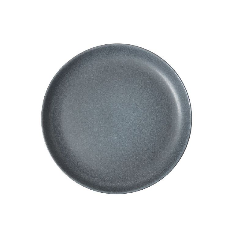 Living & Co Matte Glazed Side Plate Charcoal/Grey, , hi-res