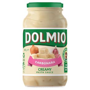 Dolmio Creamy Carbonara Pasta Sauce Jar 490g