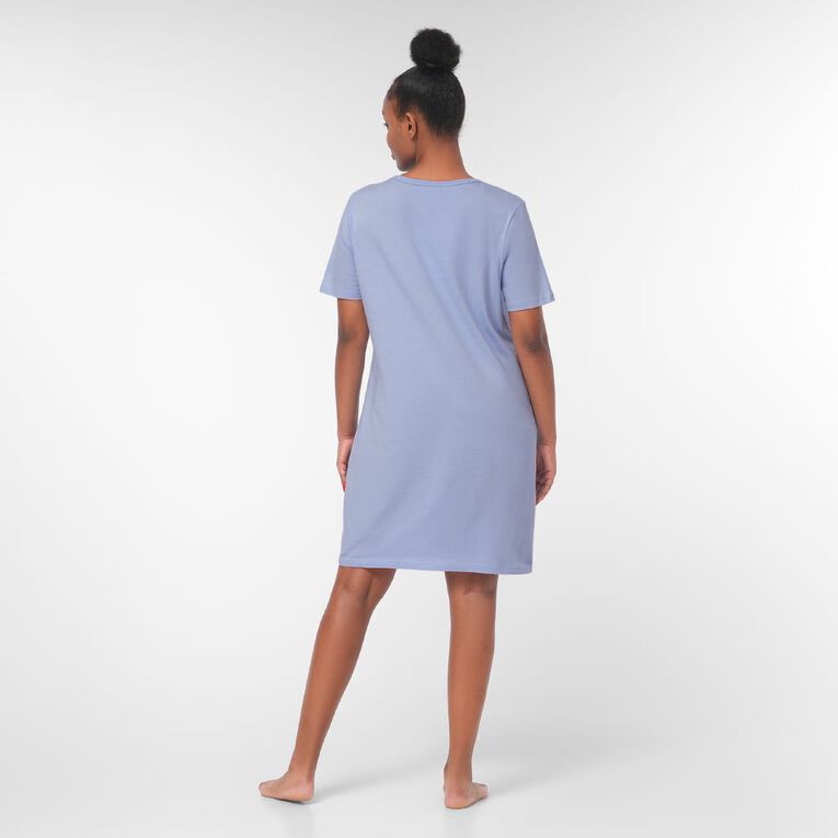 Stitch Women's Knit Nightie, Blue Light, hi-res