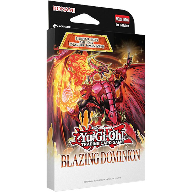 Yu-Gi-Oh! Blazing Dominion 3-Booster Tuck Box, , hi-res