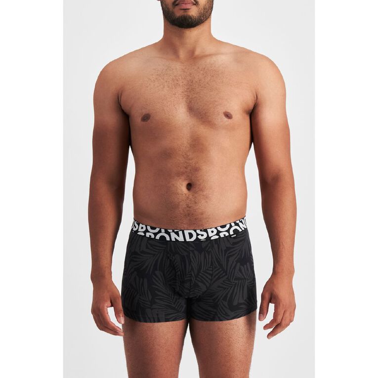 B FOR BONDS Men's Trunks 2 Pack, Black W25 YHR, hi-res