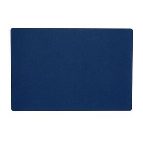 Living & Co Faux Leather Reversible Placemat Grey/Navy 40cm