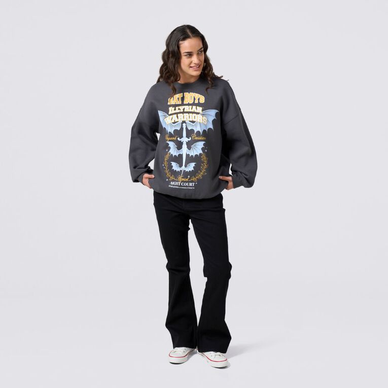 A Court Of Thorns and Roses Women's Sweat, Grey Dark, hi-res