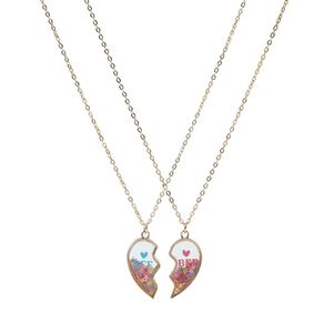 Young Original Kids' Necklace 2 Piece Set BFF Heart