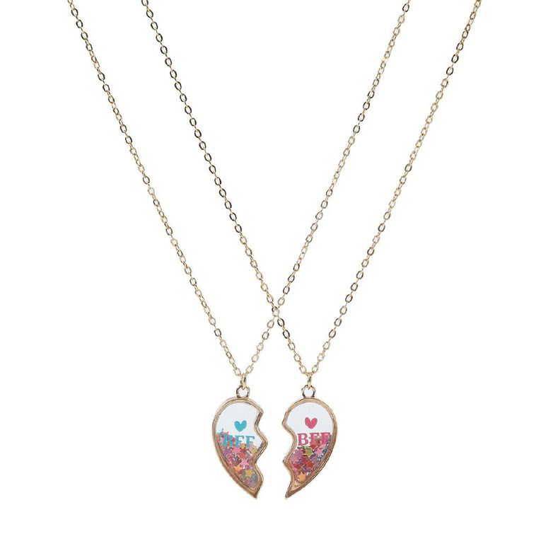 Young Original Kids' Necklace 2 Piece Set BFF Heart, , hi-res