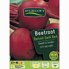McGregor's Detroit Beetroot Dark Red Vegetable Seeds