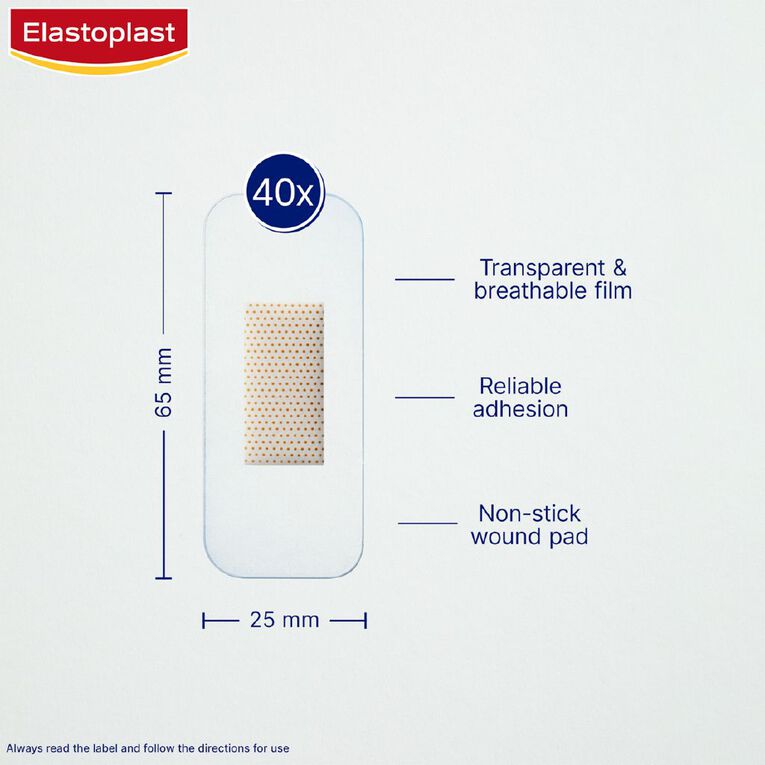 Elastoplast Aqua Protect Waterproof Strips 40 Pack, , hi-res