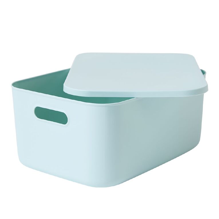 Living & Co Kids Storage Box Blue, , hi-res