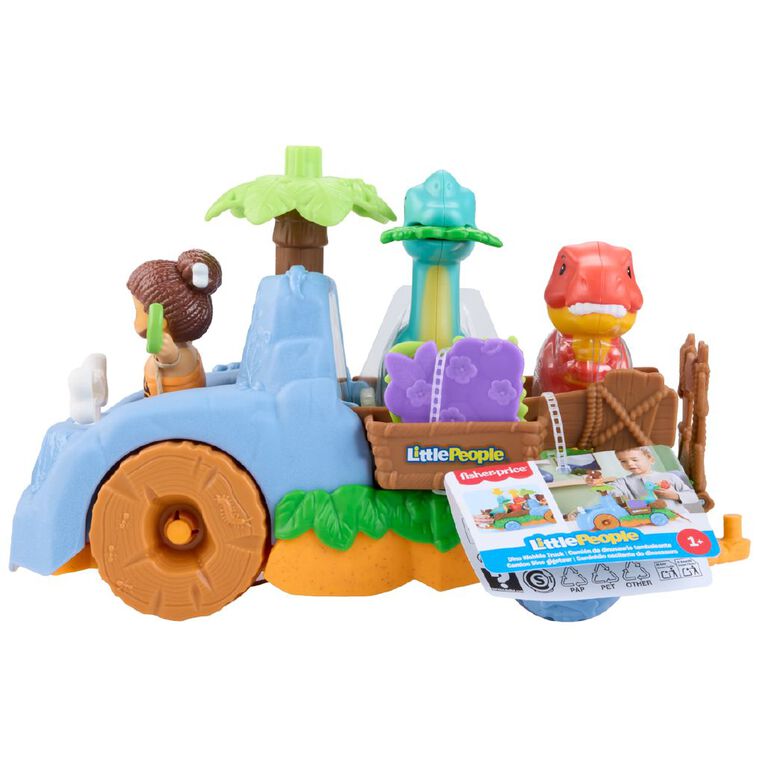 Fisher-Price Little People Dinos Rumble Truck, , hi-res