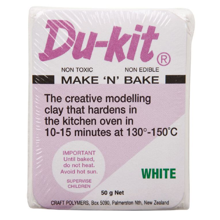Du-kit Clay White 50g, , hi-res