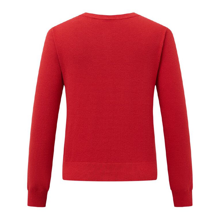 H&H Women's Essential Cardigan, Red, hi-res