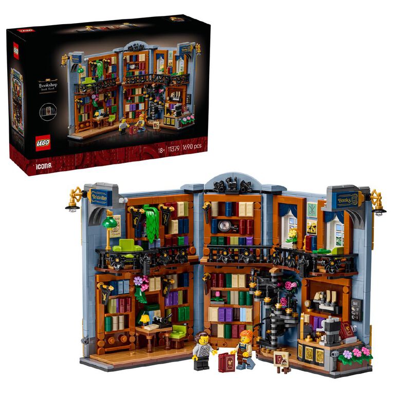 LEGO Icons Bookstore: Book Nook 11379, , hi-res