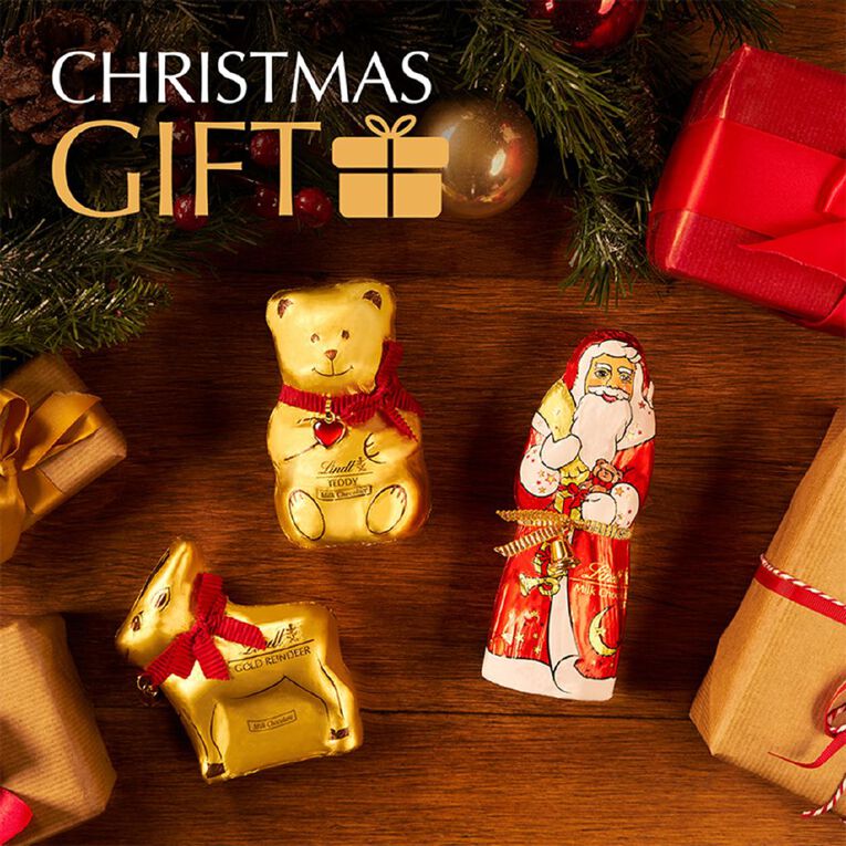 Lindt Gold Reindeer 100g, , hi-res