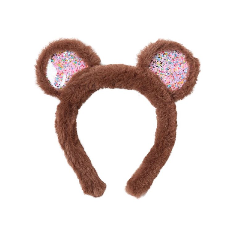 Poppi Headband Teddy Ears, , hi-res