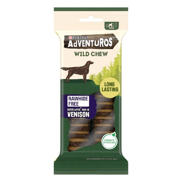 Purina Adventuros Wild Chew Dog Treats Medium 200g, , hi-res