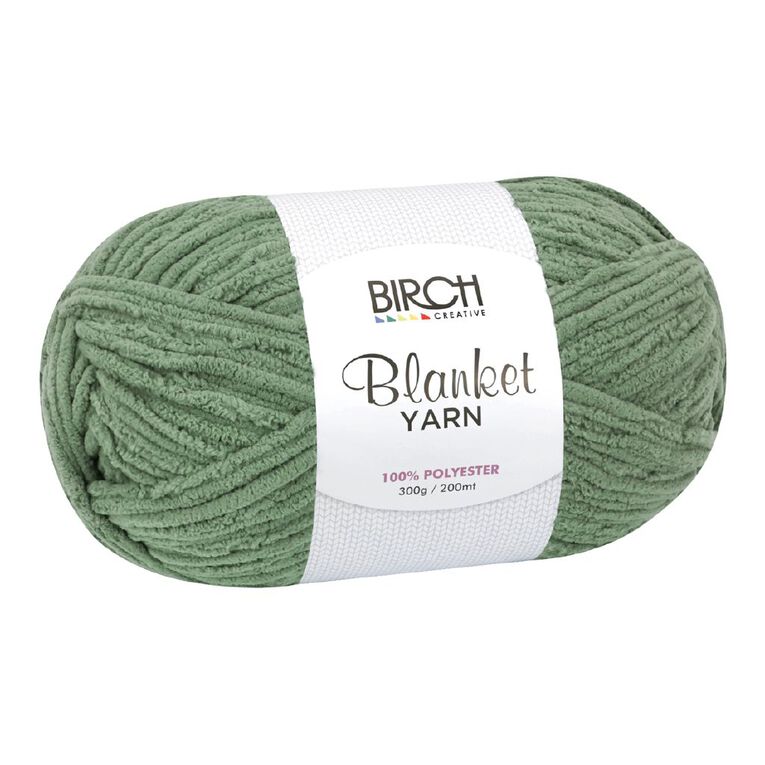 Birch Blanket Yarn 100% Polyester 300G Khaki, , hi-res