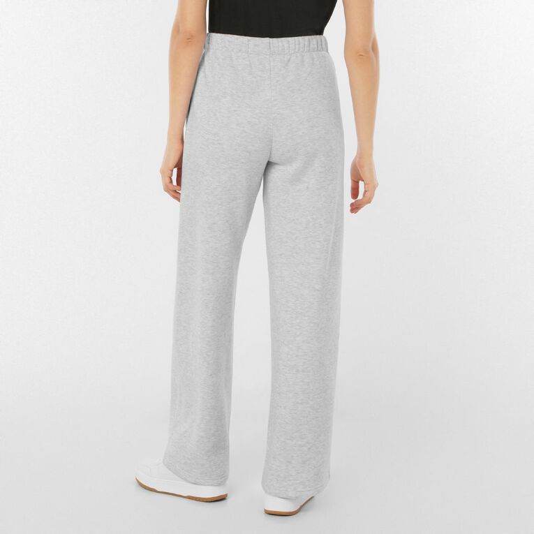 H&H Women's Wide Leg Trackpants, Silver Grey, hi-res