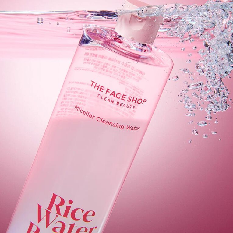 The Face Shop Rice Water Bright Micel Cleansing Water 500ml, , hi-res