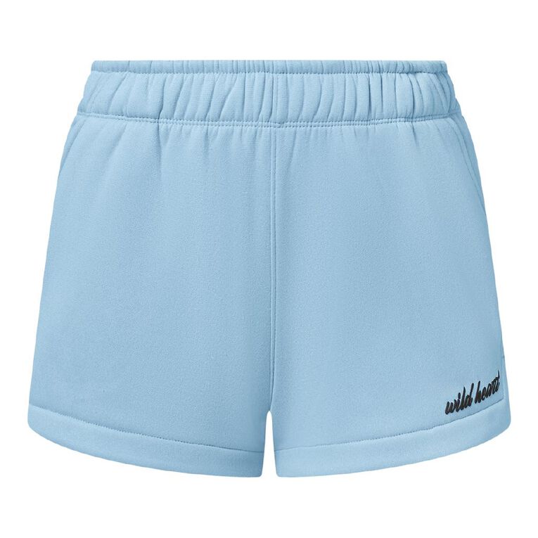 Garage Women's Fresh Fleece Short, Blue Mid, hi-res