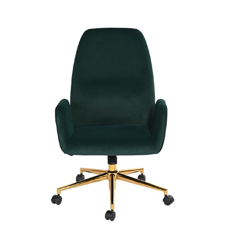 Workspace Clarice Velvet Office Chair, , hi-res