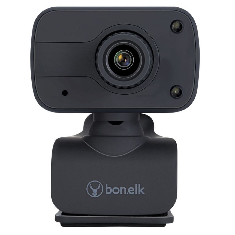 Bonelk USB Webcam Clip On 1080p Black, , hi-res