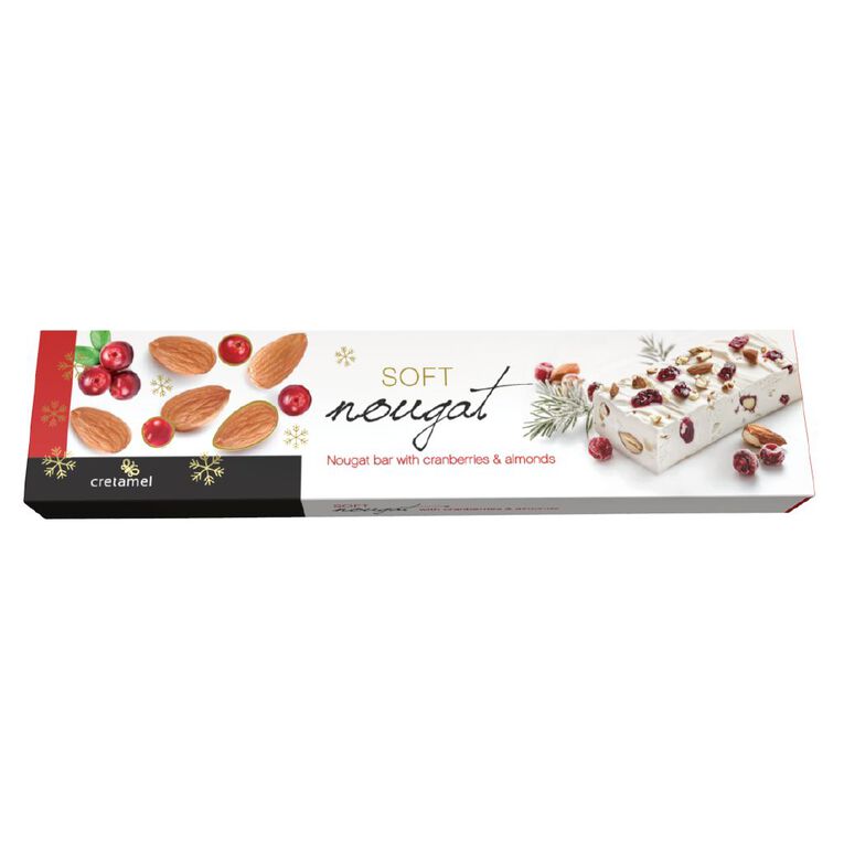 Cretamel Luxury Nougat Cranberries & Almond, , hi-res