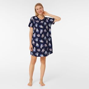 H&H Women's V-Neck Tee Nightie