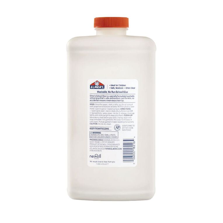 Elmer's Liquid School Glue White 946ml White, , hi-res