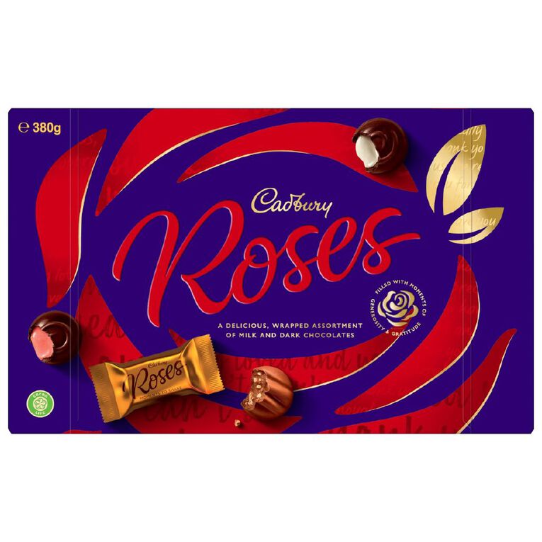 Cadbury Roses 380g, , hi-res