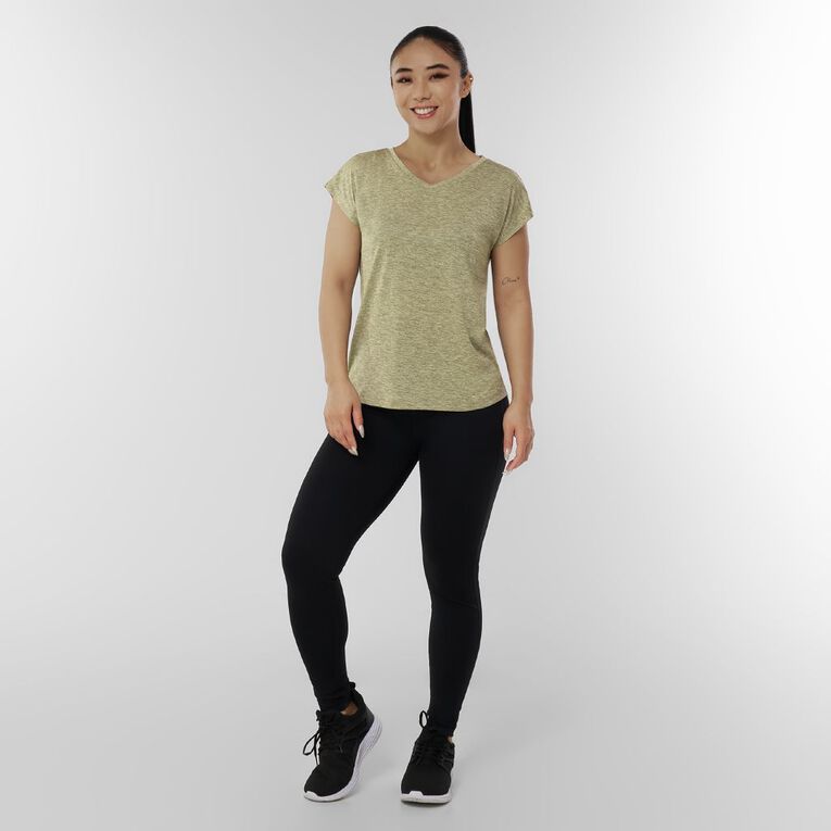 Active Intent Women's Active Cationic Tee, Grey Mid, hi-res
