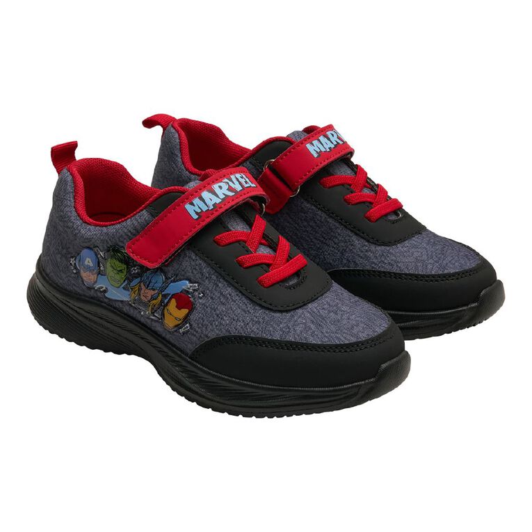 Marvel Senior Kids' Trainers, Black, hi-res