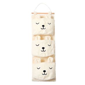 Living & Co Kids Boucle Bunny Hanging Storage White