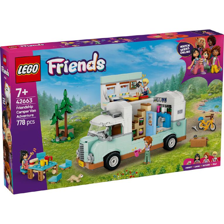 LEGO Friends Friendship Camper Van Adventure 42663, , hi-res
