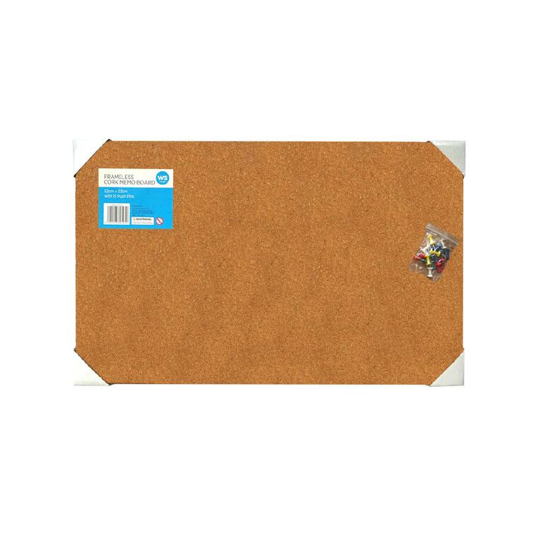 WS Cork Memo Board 52 x 33cm, , hi-res