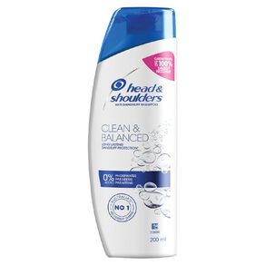 Head & Shoulders Clean & Balanced Shampoo 200ml
