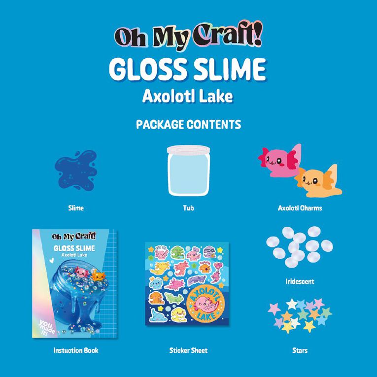 OMC OMC! Axolotl Lake Midi Slime Kit, , hi-res