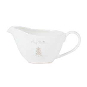 Living & Co Christmas Gravy Boat White
