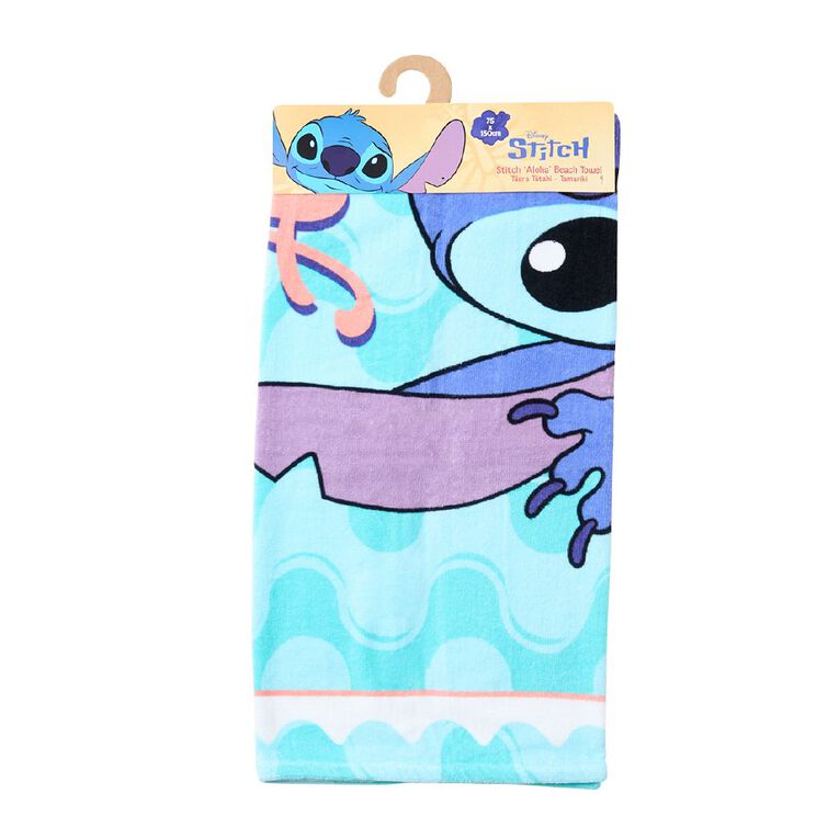 Stitch Beach Towel, , hi-res