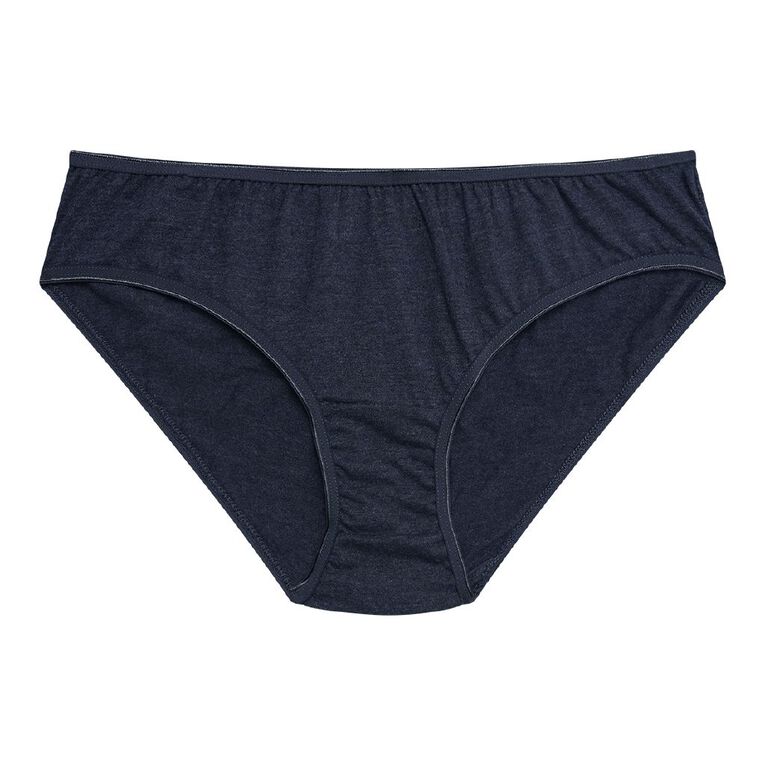 H&H Women's Basic Bikini Briefs, Charcoal, hi-res