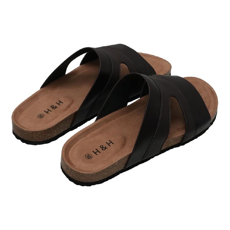 H&H Men's Andre Sandals, Brown, hi-res