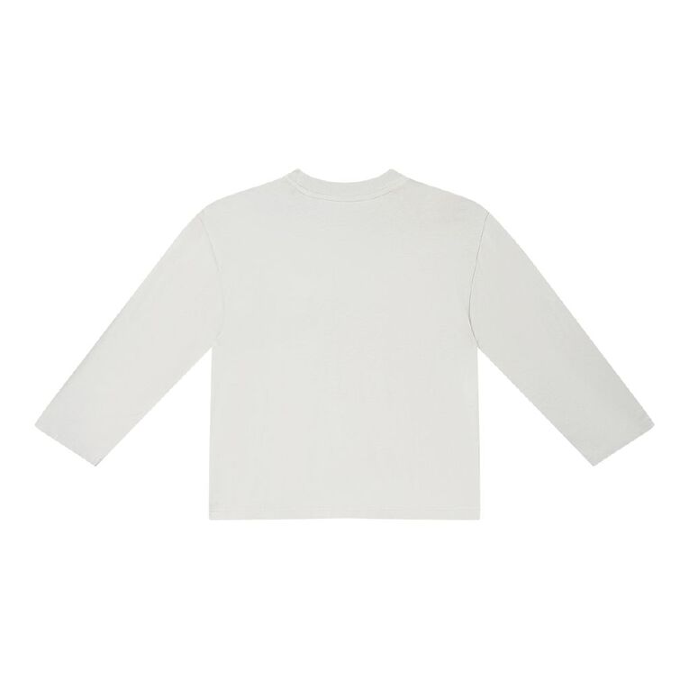 Young Original Long Sleeve Print Tee, Grey Light, hi-res