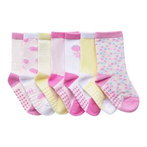 H&H Infants' Jaquard Crew Socks 3 Pack