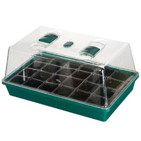Kiwi Garden Mini Greenhouse with Seeding Tray 38x24x18cm