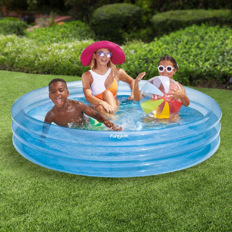 Funsicle Color Fun Pool Heavenly Blue 5.4 Foot, , hi-res