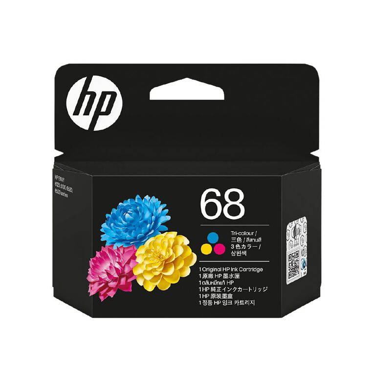 HP 68 Tri-colour Original Ink Cartridge 120 Pages, , hi-res