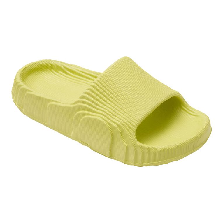 Young Original Senior Kids' Moulded Slides, Lime, hi-res