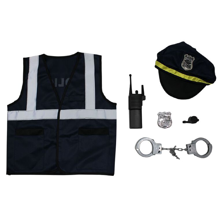 Play Studio Police Costume Vest With Accessories, , hi-res
